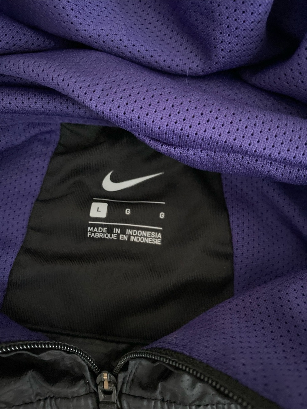 Washington Huskies Men’s Nike Vented Pullover Windbreaker Jacket Large - Picture 3 of 13